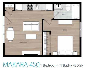 Makara 450 ADU Floorplan Graphic