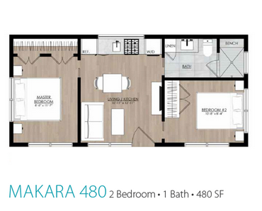 Makara 480 ADU Floorplan Graphic