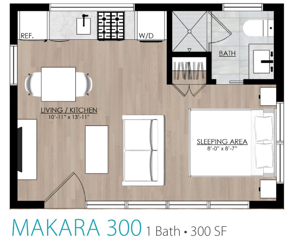 Makara 375 ADU Floorplan